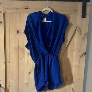 Elegant Blue Women's Dress